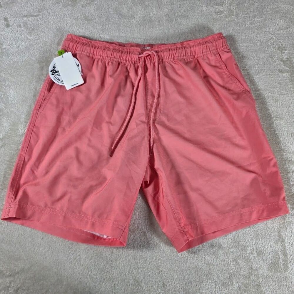 Blue Crown Saguaro Change Water Reactive Swim Shorts 7" Inseam Men's Medium Pink